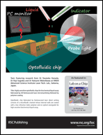 Lab on a Chip cover optofluidics